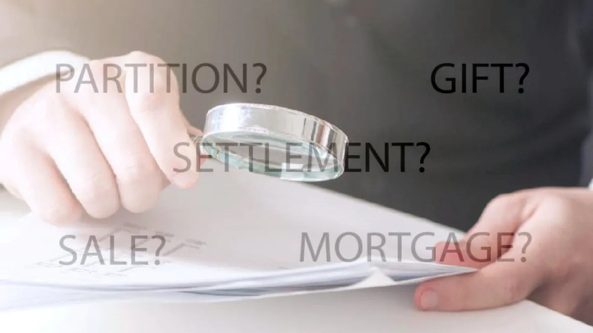 THE ENCUMBRANCE CERTIFICATE