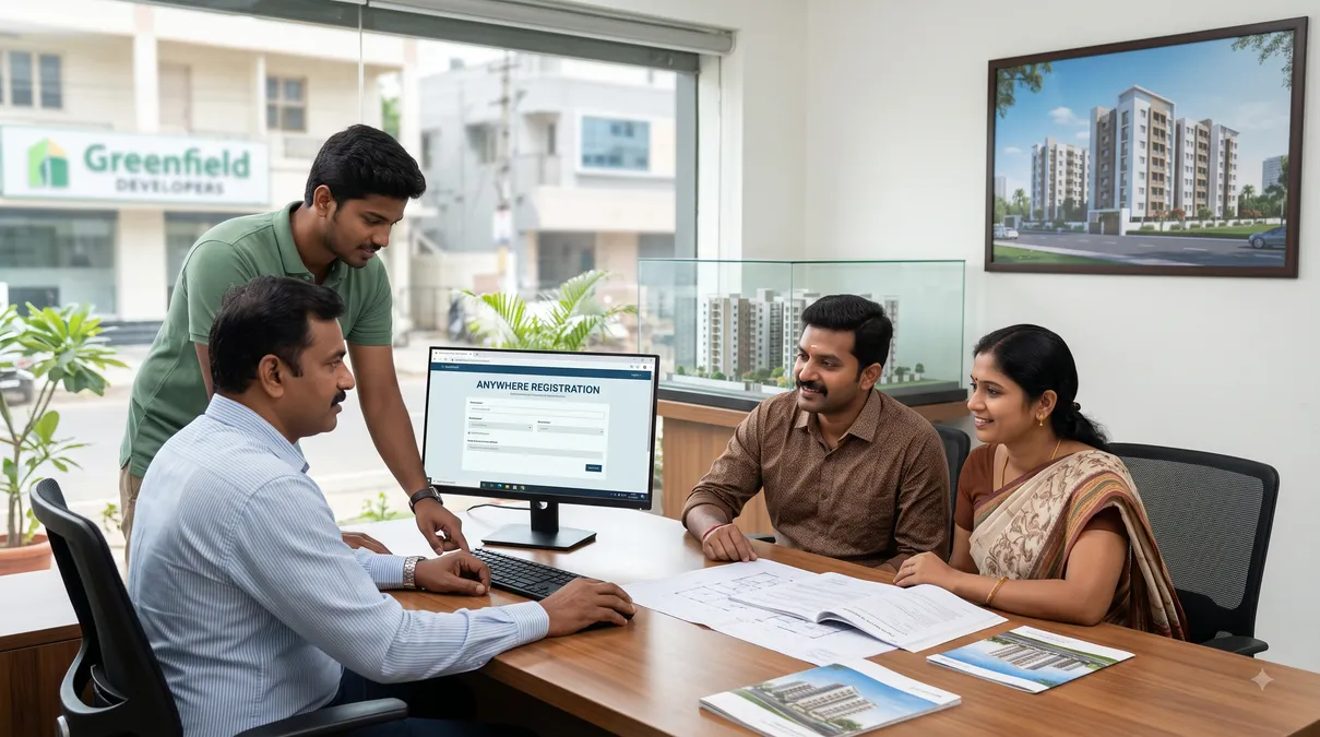 Anywhere Registration in Tamil Nadu from August 17, 2026: Online and Presenceless Registration of New Flats and Plots